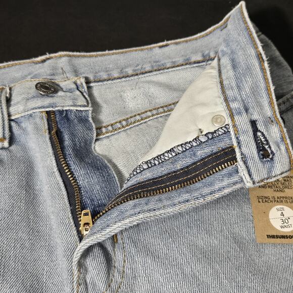 Levi's Light Blue Denim Mini Skirt - Picture 5 of 10